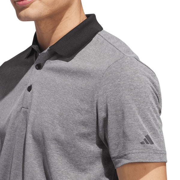 ADIDAS adidas Performance Heathered Men's Polo Shirt