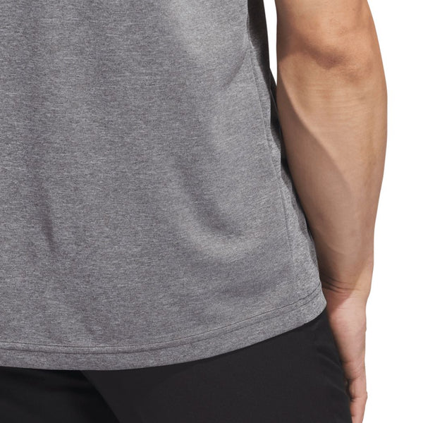 ADIDAS adidas Performance Heathered Men's Polo Shirt