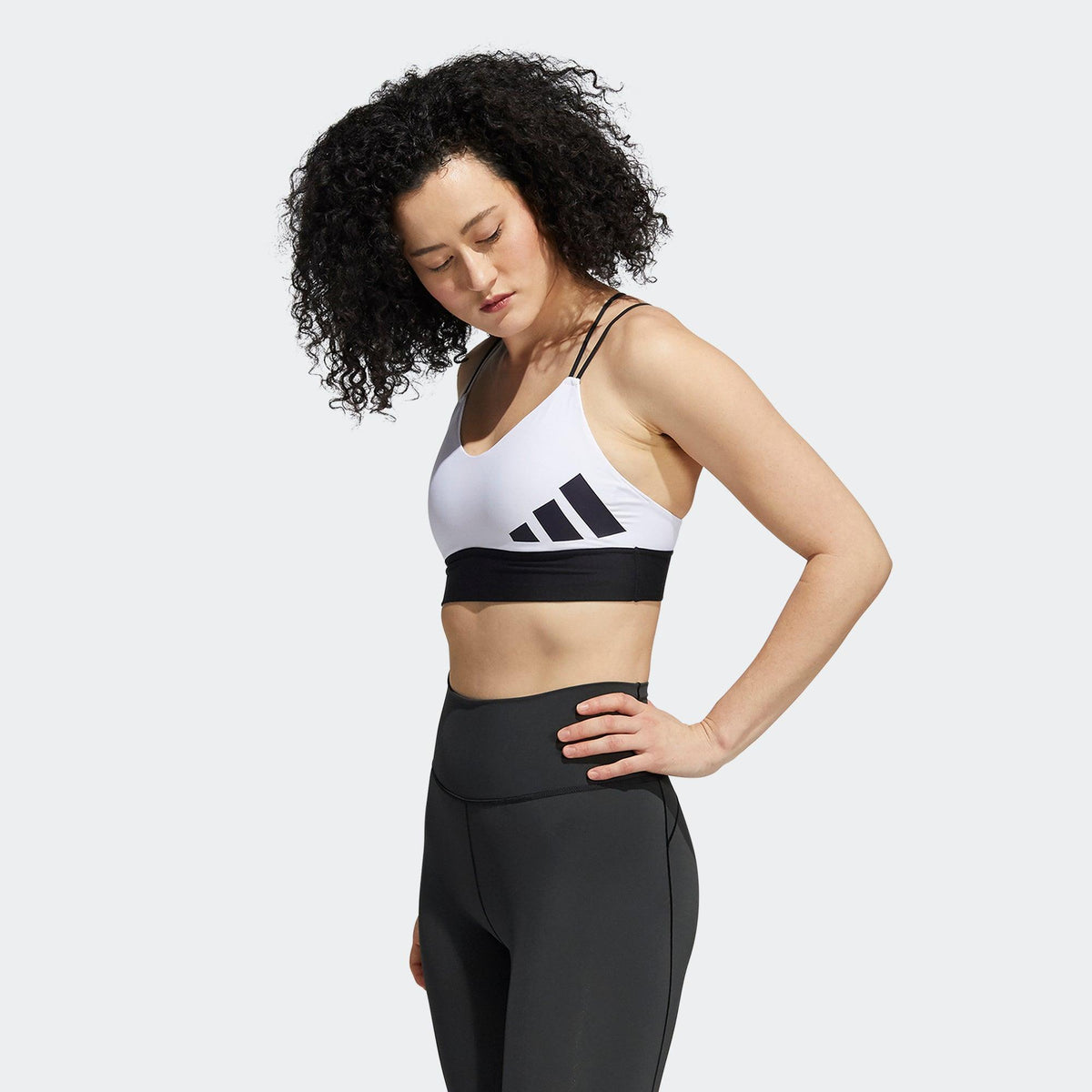 Adidas Women's Aeroimpact Training Legging & Bra Black / White