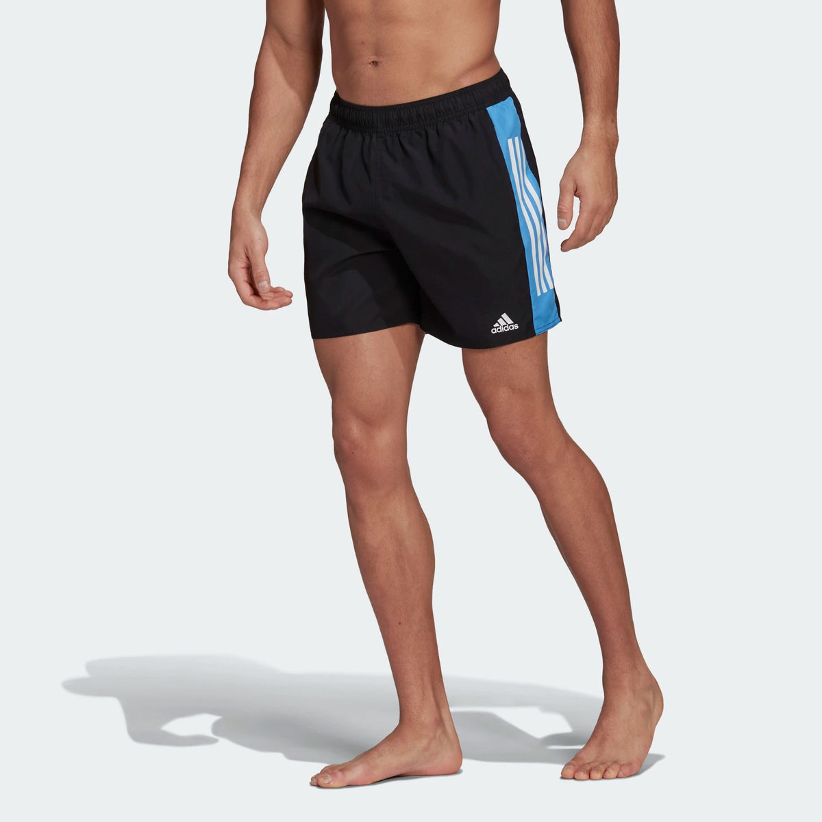 adidas Short Length Colorblock 3 Stripes Men s Swim Shorts