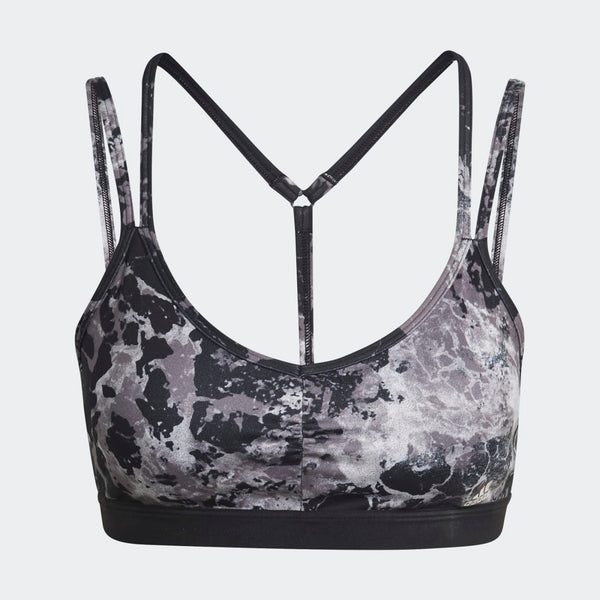 ADIDAS adidas Yoga Essentials Studio Light-Support Allover Print Women's Bra