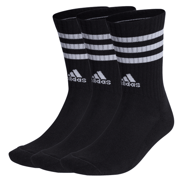 ADIDAS adidas 3-Stripes 3-Pairs Cushioned Crew Unisex Socks