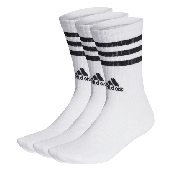 ADIDAS adidas 3-Stripes 3-Pairs Cushioned Crew Unisex Socks