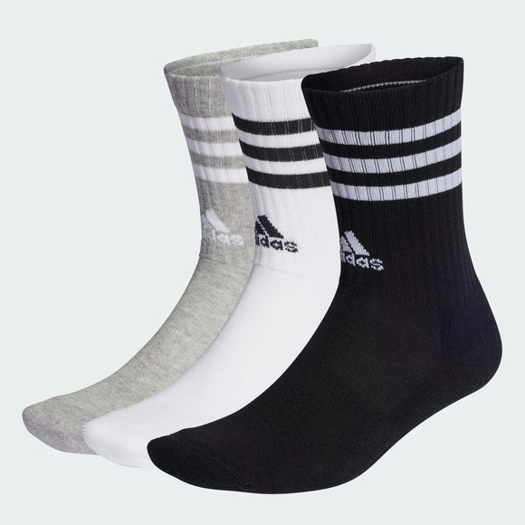 ADIDAS adidas 3-Stripes Cushioned Unisex Crew Socks