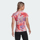 ADIDAS adidas AEROREADY Train Essentials Minimal Branding V-Necl Floral Women's Tee