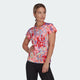 ADIDAS adidas AEROREADY Train Essentials Minimal Branding V-Necl Floral Women's Tee