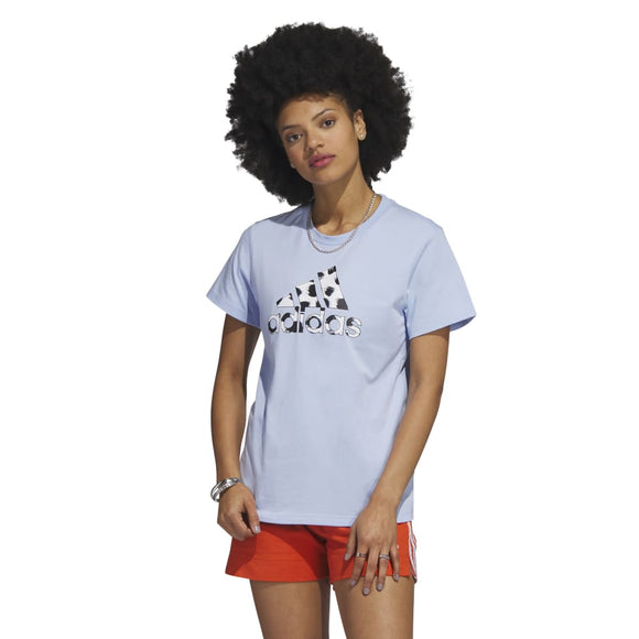 ADIDAS adidas Animal Print Badge of Sport Women's Tee