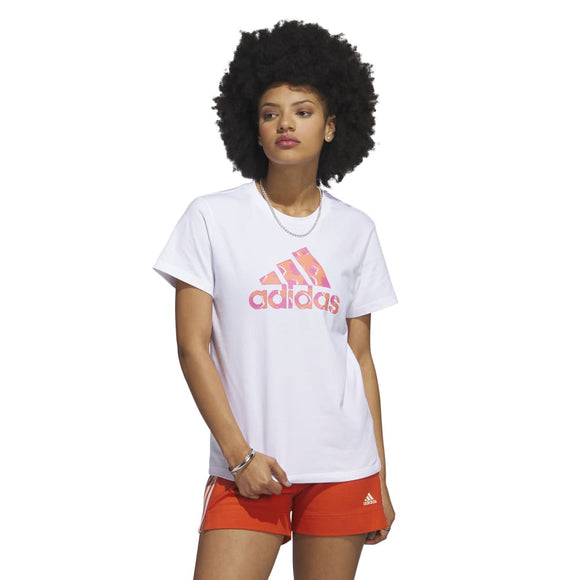 ADIDAS adidas Animal Print Badge Of Sport Women's Tee