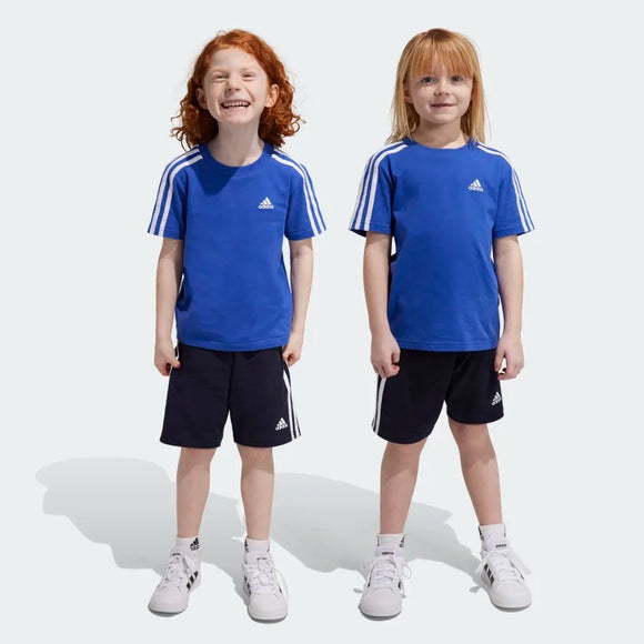 ADIDAS adidas Essentials 3-Stripes Kids Tee and Shorts Set