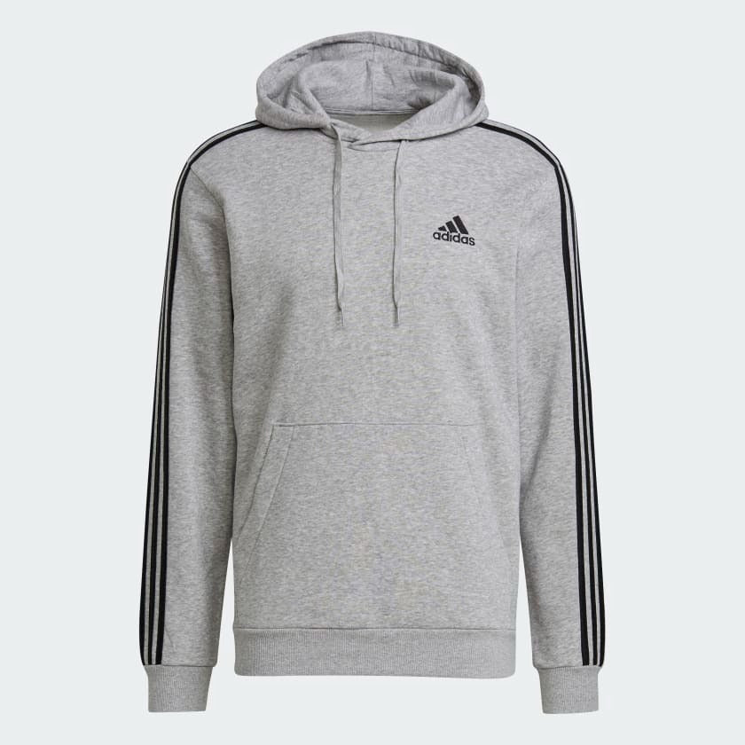 adidas Essentials Fleece 3-Stripes Men's Hoodie – RUNNERS SPORTS
