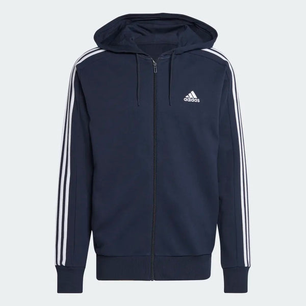 ADIDAS adidas Essentials French Terry 3-Stripes Full-Zip Men's Hoodie