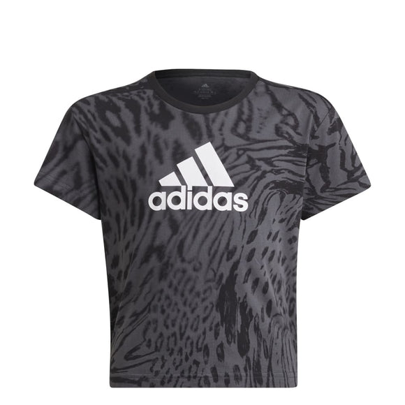 ADIDAS adidas Future Icons Hybird Animal Print Cotton Regular Kid's Tee