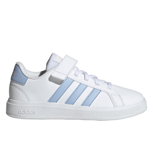 ADIDAS adidas Grand Court 2.0 Elastic Lace and Top Strap Kid's Sneakers