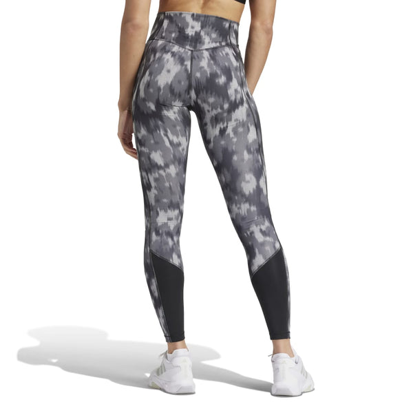 ADIDAS adidas Optime Essentials Allover Print Flower Tie-Dye Women's Leggings