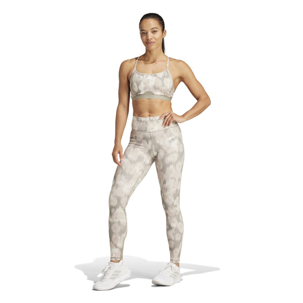 ADIDAS adidas Optime Essentials Allover Print Flower Tie-Dye Women's Leggings