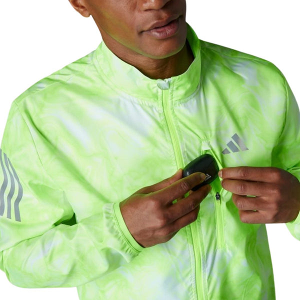 ADIDAS adidas Own The Run Allover Print Men's Jacket