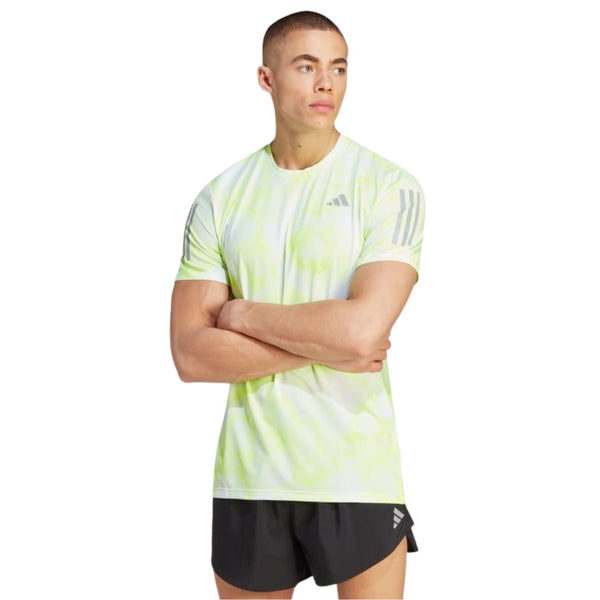 ADIDAS adidas Own The Run Allover Print Men's Tee