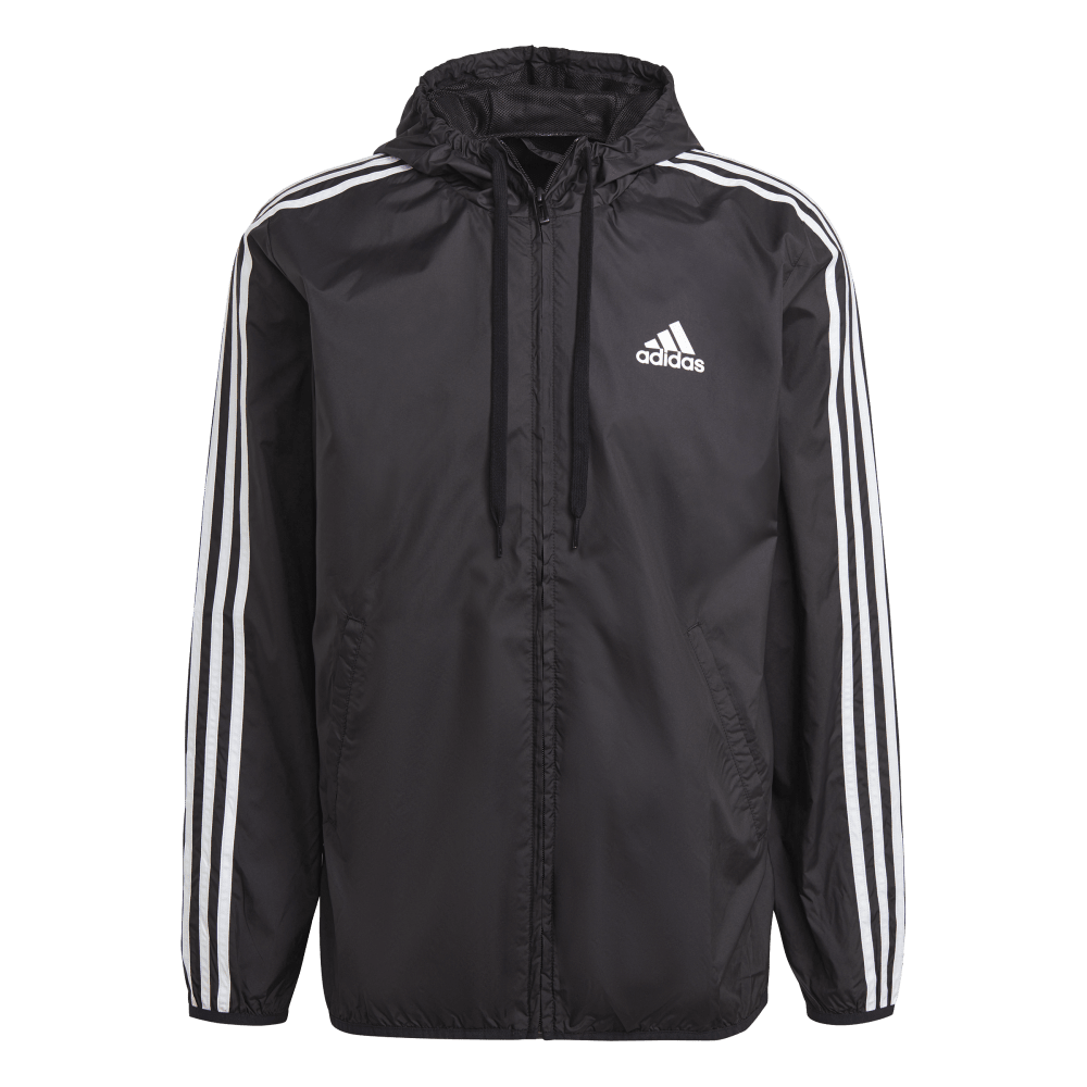 adidas Primegreen Essentials 3 Stripes Men s Windbreaker