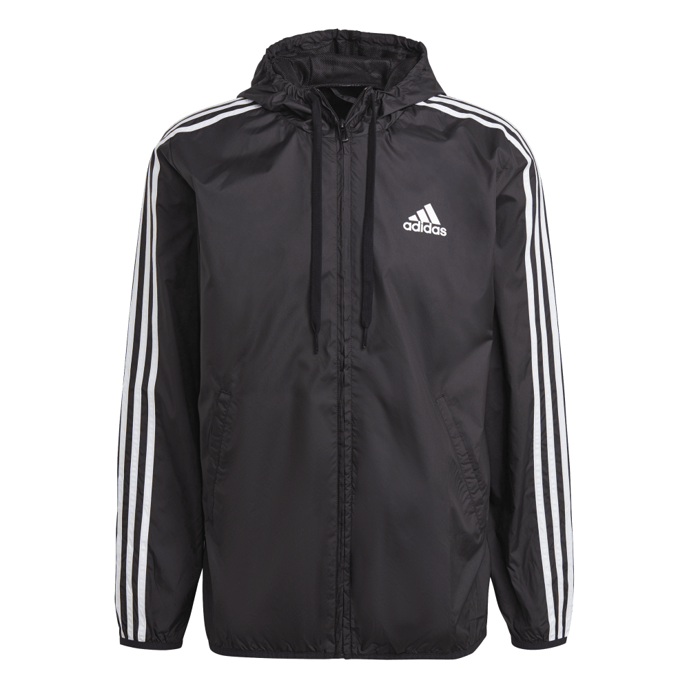 adidas Primegreen Essentials 3 Stripes Men's Windbreaker – RUNNERS