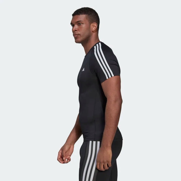 ADIDAS adidas Techfit 3-Stripes Men's Training Tee