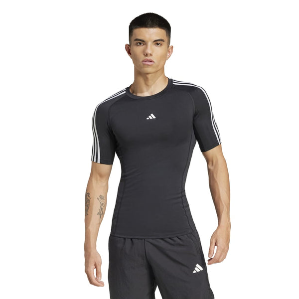 ADIDAS adidas TECHFIT Compression Training 3-Stripes Men's Tee