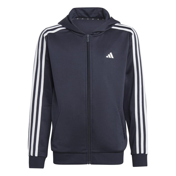 ADIDAS adidas Train Essentials Aeroready 3-Stripes Regular Fit Full Zip Kid's Hoodie