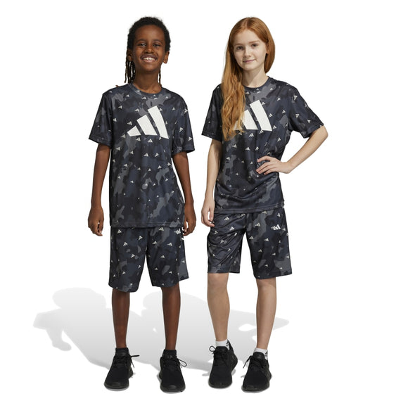 ADIDAS adidas Train Essentials Seasonal Aeroready All Over Print Regular Fit Kid's Shorts