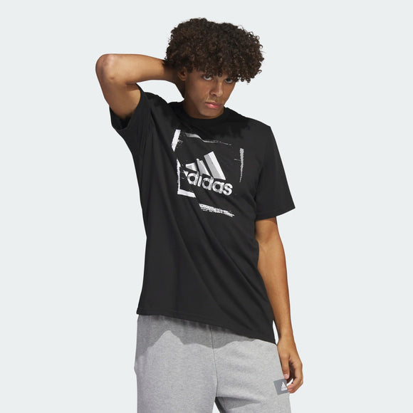 ADIDAS adidas Two-Tone Stencil Short Sleeve Graphic Men's Tee