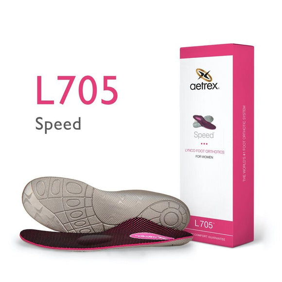 AETREX aetrex L705 Women's Speed Orthotics W/ Metatarsal Support (Medium & High Arches)