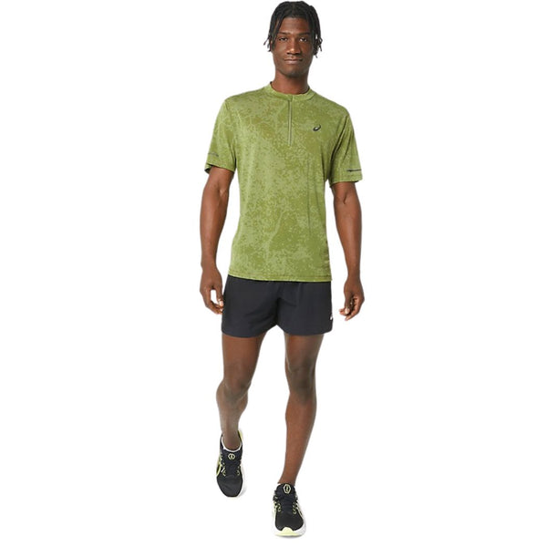 ASICS asics Metarun Pattern 1/2 Zip Men's Tee