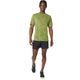 ASICS asics Metarun Pattern 1/2 Zip Men's Tee