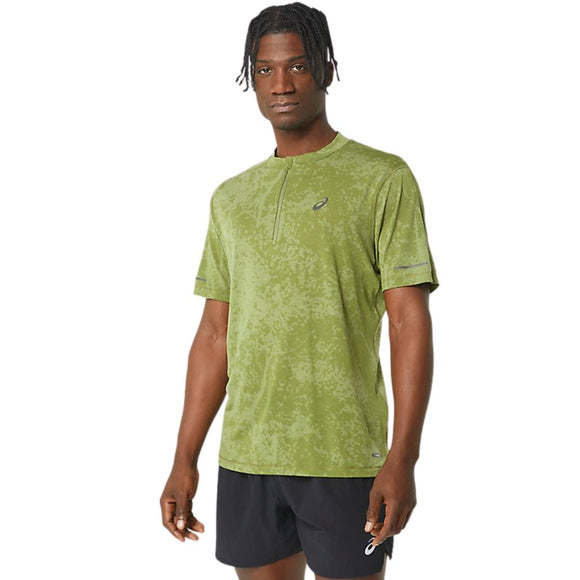 ASICS asics Metarun Pattern 1/2 Zip Men's Tee