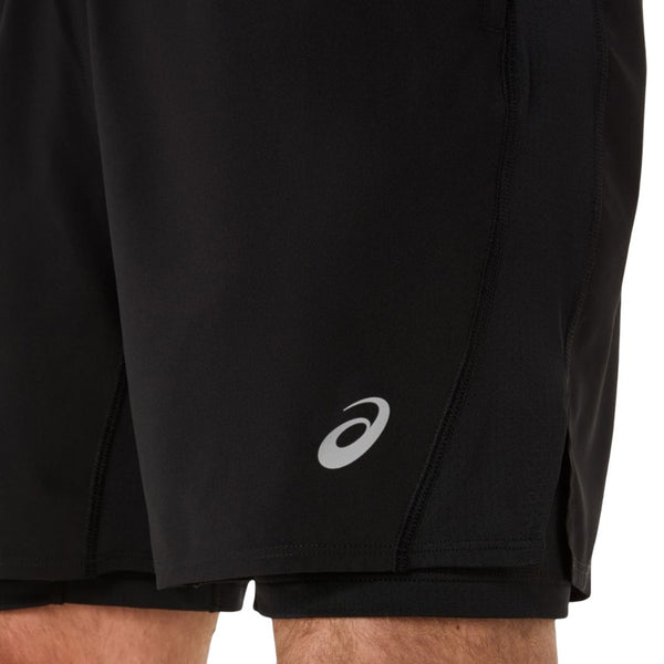 ASICS asics Silver 2-N-1 7IN Men's Shorts