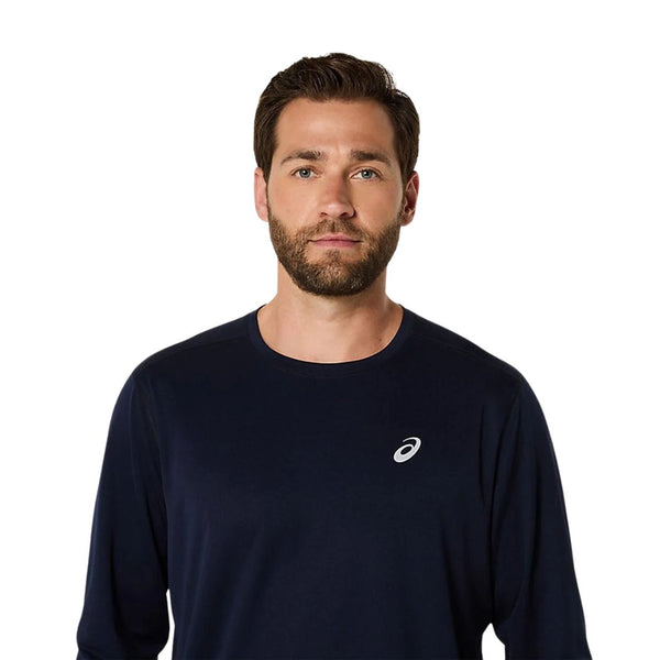 ASICS asics Silver Men's Long Sleeve Tee