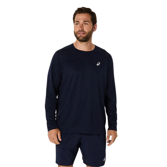 ASICS asics Silver Men's Long Sleeve Tee