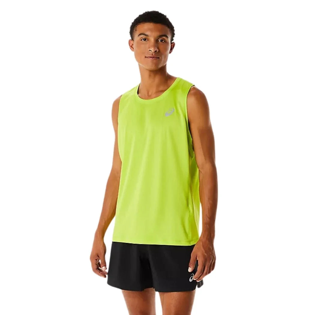 asics Silver Men s Singlet RUNNERS SPORTS