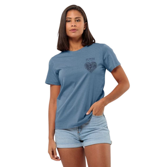 JACK WOLFSKIN jack wolfskin Discover Heart Women's Tee