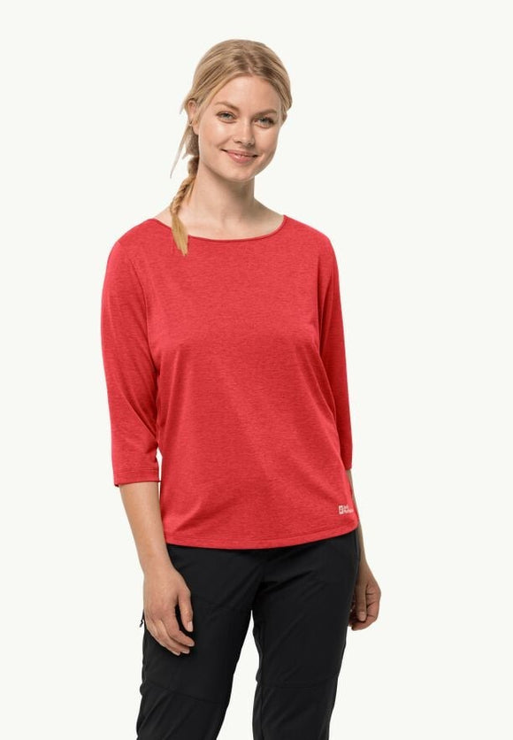 JACK WOLFSKIN jack wolfskin Pack & Go 3/4 Women's Tee