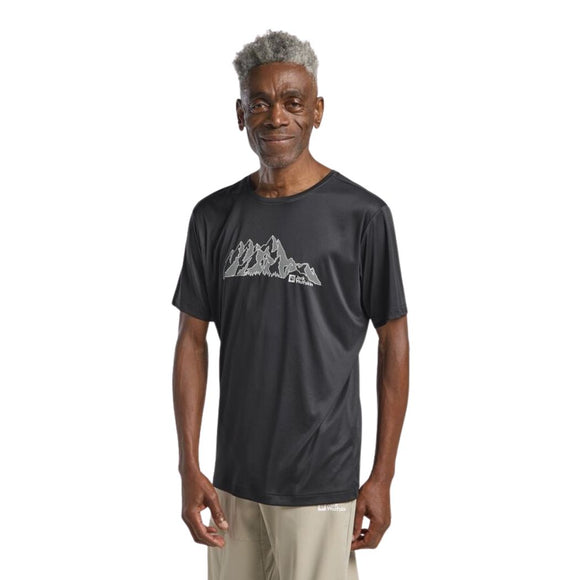 JACK WOLFSKIN PEAK GRAPHIC T M