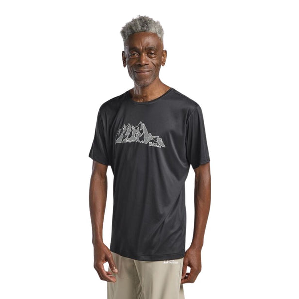 JACK WOLFSKIN PEAK GRAPHIC T M