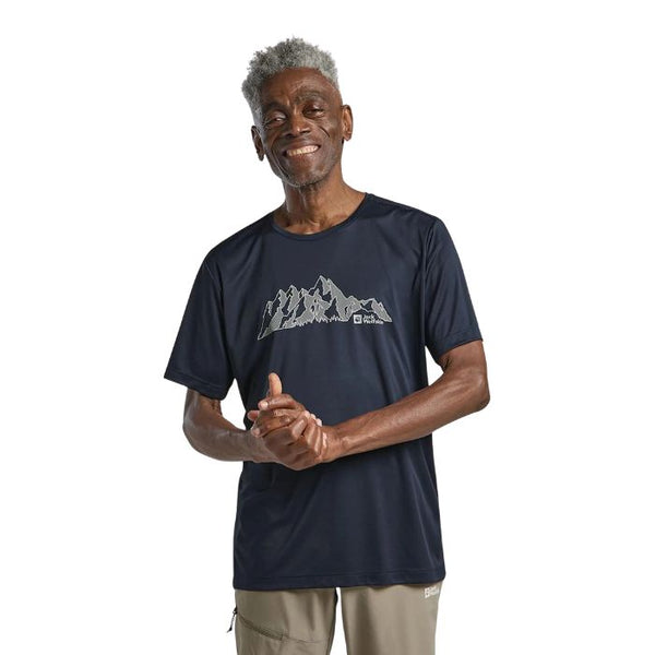 JACK WOLFSKIN PEAK GRAPHIC T M