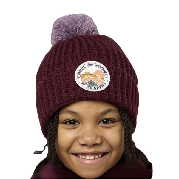 JACK WOLFSKIN jack wolfskin Pompom Badge Kids Beanie