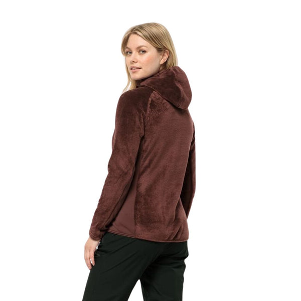 JACK WOLFSKIN jack wolfskin Rotwand Hooded FZ Women's Fleece Jacket