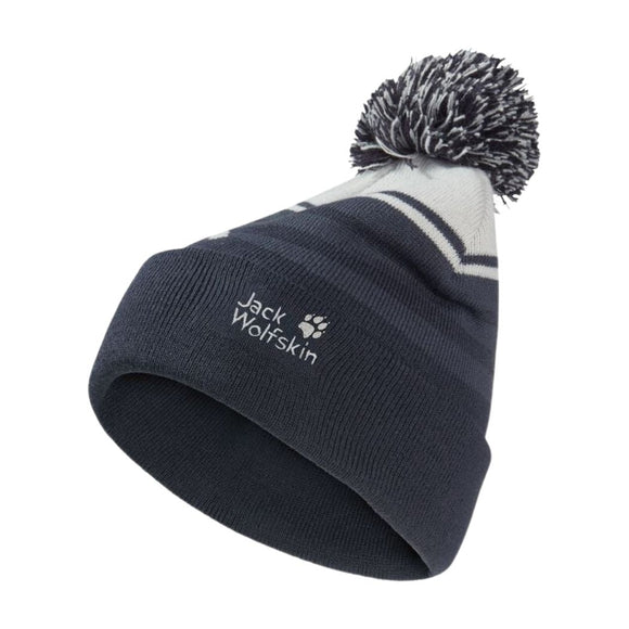 JACK WOLFSKIN jack wolfskin Stripy Pompom Kids Beanie