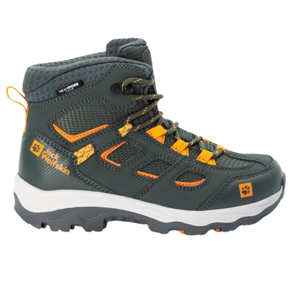 JACK WOLFSKIN jack wolfskin Vojo Texapore Mid Kids Waterproof Hiking Boots