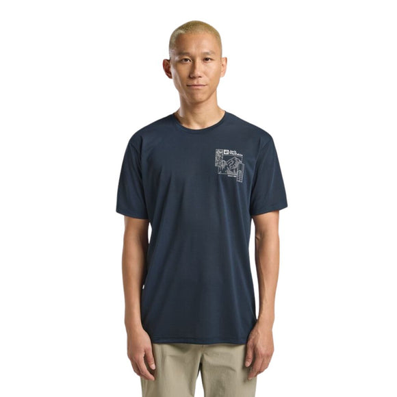 JACK WOLFSKIN jack wolfskin Vonnan Graphic Men's Tee