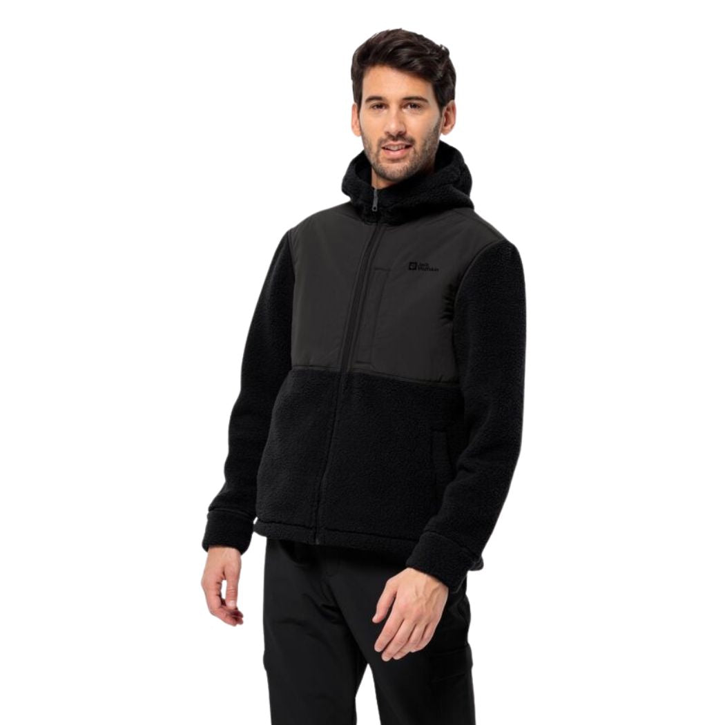 Hooded deals fleece jacket