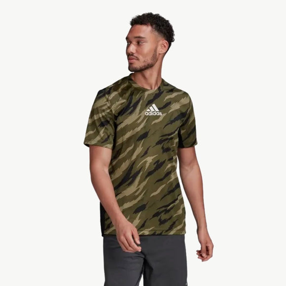 ADIDAS adidas AEROREADY Feelstrong Camo Sports Men's Tee