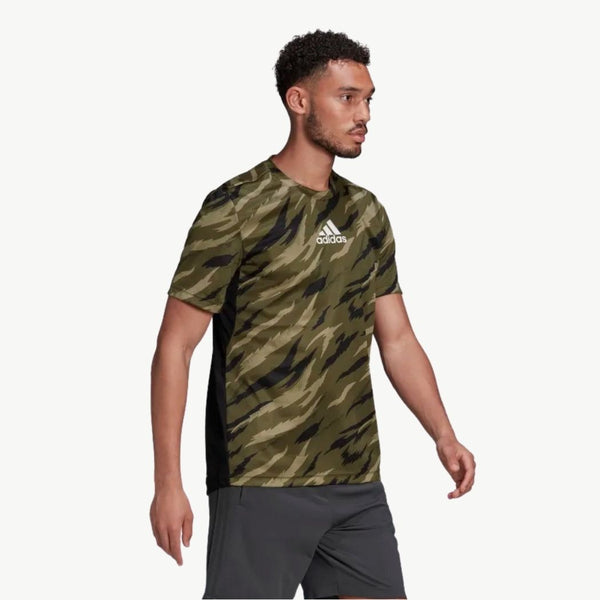 ADIDAS adidas AEROREADY Feelstrong Camo Sports Men's Tee