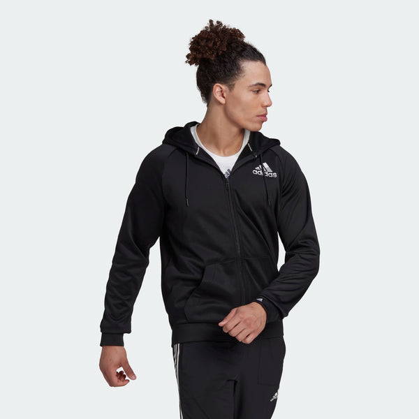 ADIDAS adidas Game and Go Small Logo Full-Zip Men's Hoodie
